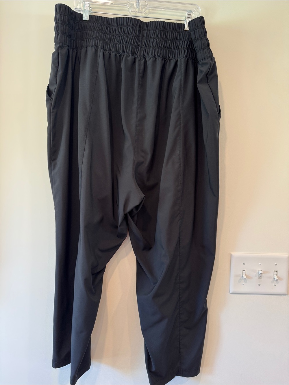 Nike Black Track Joggers with White Swoosh - Picture 4 of 6